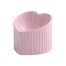 Ceramic Raised Cat-Bowls,Tilted Elevated Food or Water Bowls,Stress Free,Backflow Prevention,Dishwasher Microwave Safe C