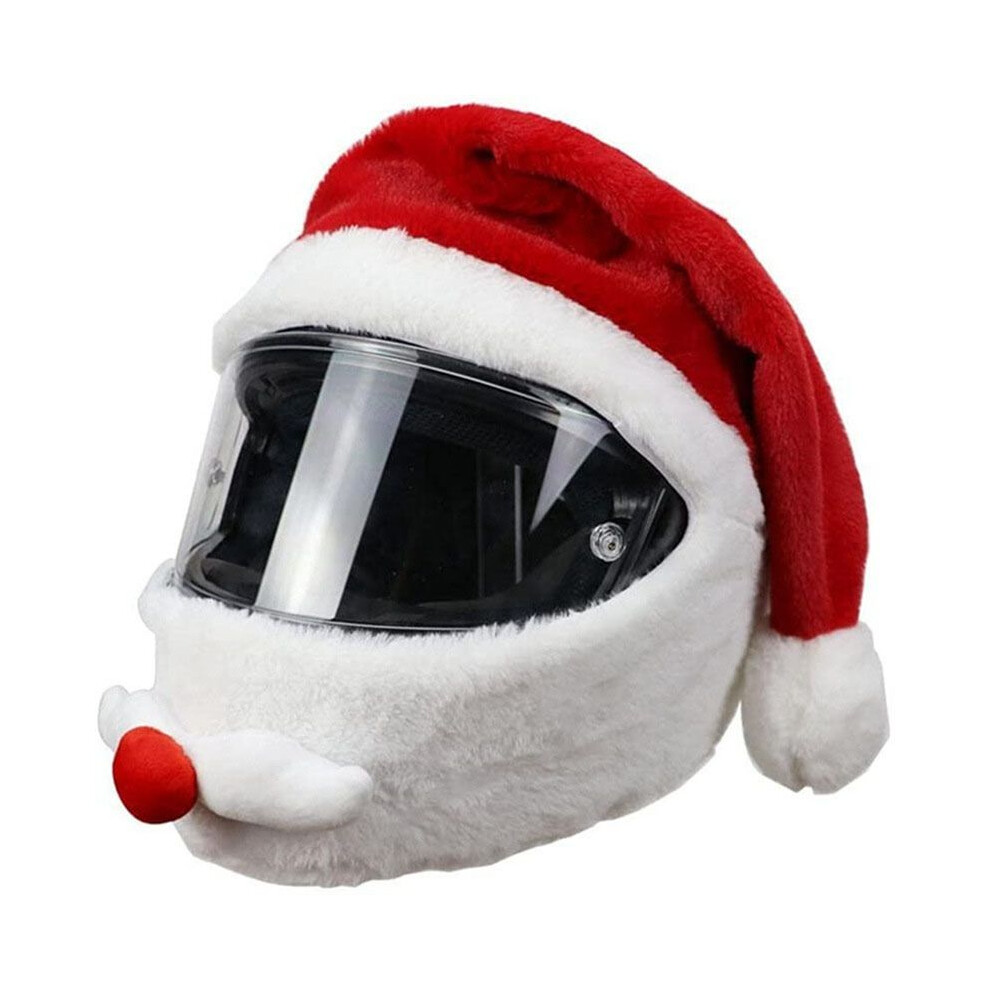 Motorcycle Helmet Cartoons Plush Helmet Protective Cover Helmet Full Face Covers For Outdoor Fun Helmets Christmas 6034227996376