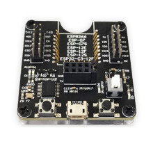 ESP8266 Soporte de Programador de MóDulo de Bastidor de Prueba ESP-01 01S 12 ESP32-C3-12F MóDulo PortáTil MultifuncióN