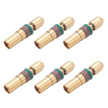 6 StüCk Dreistufiger Kolbenkopf Hochdruck-Kupferkopf für 6 Mm 30 MPa Hochdruckpumpen-Kolbenteile