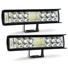 LED Light Bar 6 Inch 60W 6000LM LED Pods Flood Spot Combo Off Road Driving Fog Light for Truck ATV Boat - 2PCS