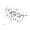 6-SträNgad Tremolo Bridge Plate för Strat Elgitarr Tremolo System Bridge Delar 6