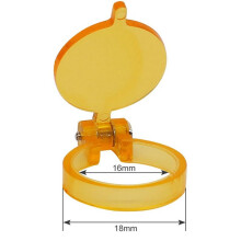 1 Uds Filtro Amarillo para LáMpara de Luz LED para Cabeza Lupas Dentales úTil IluminacióN de Laboratorio Lupa Binocular óPtica Accesorios
