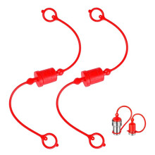 ISO-A 1/2 Hydraulic Quick Coupler Male Dust Cap and Female Plug Cover, Fits Hydraulic Quick Disconnects Coupler