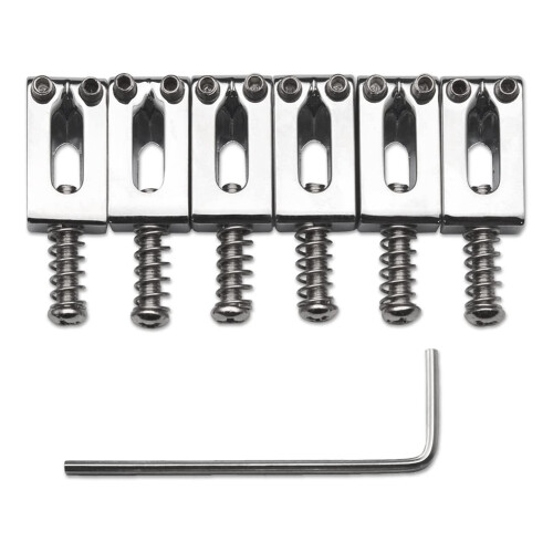 10,5 Mm Gitarr Tremolo Bridge Sadlar för  Stratocaster Strat Telecaster Tele Elgitarr TillbehöR, Silver