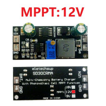 MPPT Solar Controller 1A 3.2V 3.7V 3.8V 7.4V 11.1V 14.8V Lithium Ion LiFePO4 Titanate Battery Charger Module, MPPT 12V