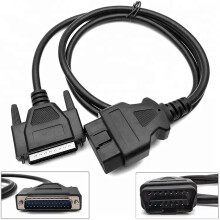 SBB CK100 SBB PRO2 OBD2 16Pin to DB25 Cable 25 Needle Thread Adapter Car Connector Extension Cable Diagnostic Tool Cable