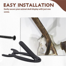 8 PCS Europea Mount Skull Hanger Deer Skull Hooks Cuernos Estilo Mounts Deer Skull Hanging y Mount