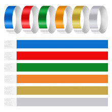 600 STÜCKE Neonfarbene ArmbäNder für Veranstaltungen, Synthetisches Papier, Wasserdichte, Leichte ArmbäNder Zur Identifizierung Von AktivitäTen