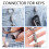 Titanium Quick Release Keychain,Detachable Key Ring Pull Apart Keychain,Key Holder Accessory for Bag/Purse/Belt 5