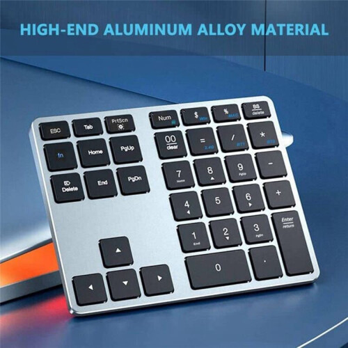 Number Pad, 35 Keys Wireless Numeric Keypad, Portable Slim  Numpad for Laptop, ,PC, Desktop 1