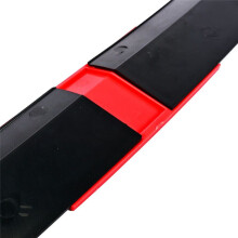 Universele Autospoiler, Verstelbare Kofferbakspoiler, Lipdak, Staartvleugelaccessoires, Zwart+Rood