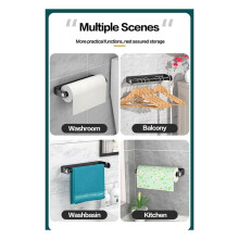 Paper Towel Holder Under Cabinet for Kitchen,Wall Mount Paper Towel Holder Paper Roll Holder, Paper Towel Holder
