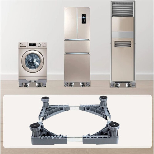 Washing Machine Stand Universal Base Multi-Functional Adjustable Base for Dryer Refrigerator Bathroom Accessories A 2