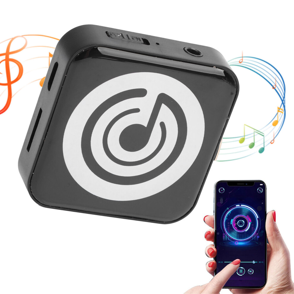 Wireless Bluetooth Mp3 Player 32Gb Support 3.5Mm Jack Black 9461384409246