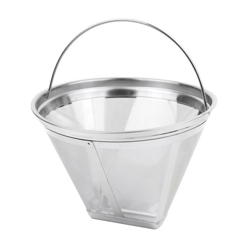 Coffee Filter Coffee Maker Reusable Stainless Steel 4 Cone Coffee Filters for  Coffee Maker, Accessories
