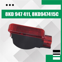 4 Pcs Car Halogen Door Panel Warning Lights Lamp for A3 A4 S4 A5 A6 A7 A8 Q3 Q5 TT R8 RS3 RS4 8KD947411 8KD947415C