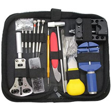 Watch Repair Kit (147 Pcs) Watch Repair Kit Strap Remover Bottom Opener Repair Watch Fixing and Adjusting Tools