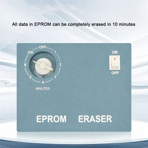UV EPROM Eraser EPROM Data Erase Tool Ultraviolet Light Erasable Timer Semiconductor Wafer Chip Erase Radiation EU Plug 2