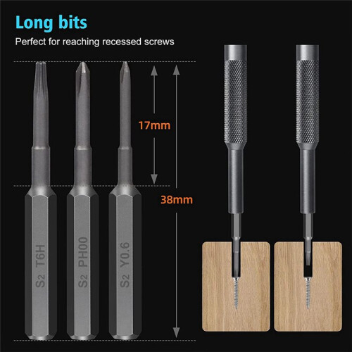 Screwdriver Set 39 in 1 Precision Screwdriver Set, Electronics Tool Kit PC, Laptop, RC, Computer, Phone Repair Kit