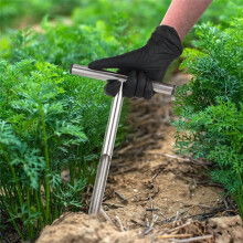 Bodemmonstersonde, 12,2 Inch Bodemmonsternemer, Bodemsondes voor Bodembemonstering, Plantenverzorging, Gazon, Tuin, Boerderij, 5 Zakken en 1 Borstel