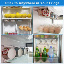 Joghurt-Organizer für KüHlschrank, Joghurthalter für KüHlschrank-Organizer Slider Yogurt Organizer Sliding Yogurt Holder