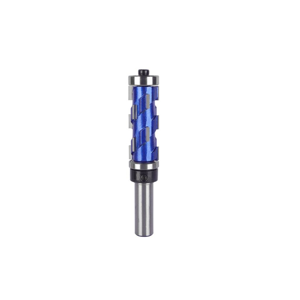 Milling Cutter 12.7Mm Shank 45Mm Flush Trim End Mill Solid Carbide Spiral Double Bearing Cnc Router Bit For Wood 6031503458115