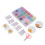 Acrylic Bead Kit for Jewelry Making Heart Pattern 100 pcs 14