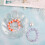 Acrylic Bead Kit for Jewelry Making Heart Pattern 100 pcs 7