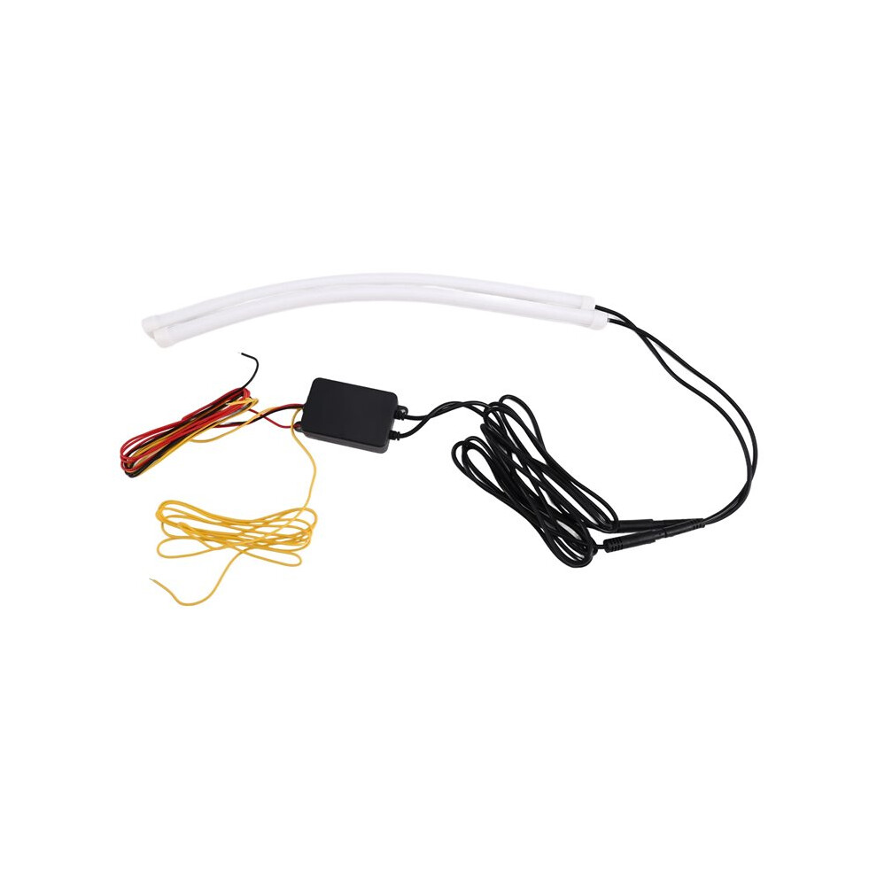 Car Led Strip Lights Sequential Drl Daytime Running Lights With Turn Signal With App Control 30Cm Tauoh