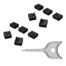 10 Stuks USB-Stofpluggen, USB-Poortblokkering, USB A-Poortafdekking Verbetert de Beveiliging van Gegevenspoorten voor Computers en Notebooks