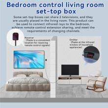 Cable de Extensión para Control Remoto con Extensor Infrarrojo, Kit Repetidor Infrarrojo, Sistema Repetidor Infrarrojo SU101A