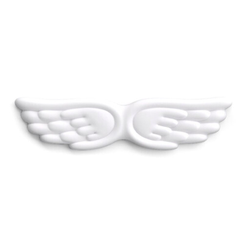 Keyboard Wrist Rest Angel Wing Memory Foam Mouse Pad Set Wrist Support Ergonomic Non-Slip for Computer Laptop Easy Type