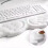 Keyboard Wrist Rest Angel Wing Memory Foam Mouse Pad Set Wrist Support Ergonomic Non-Slip for Computer Laptop Easy Type 3