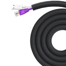 Dog and Cat Cord Protector 10ft-3/8inch,Flexible Cable Sleeve for Easy Cord Management,Protects Cables From Pets Chewing
