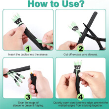 Dog and Cat Cord Protector 10ft-3/8inch,Flexible Cable Sleeve for Easy Cord Management,Protects Cables From Pets Chewing