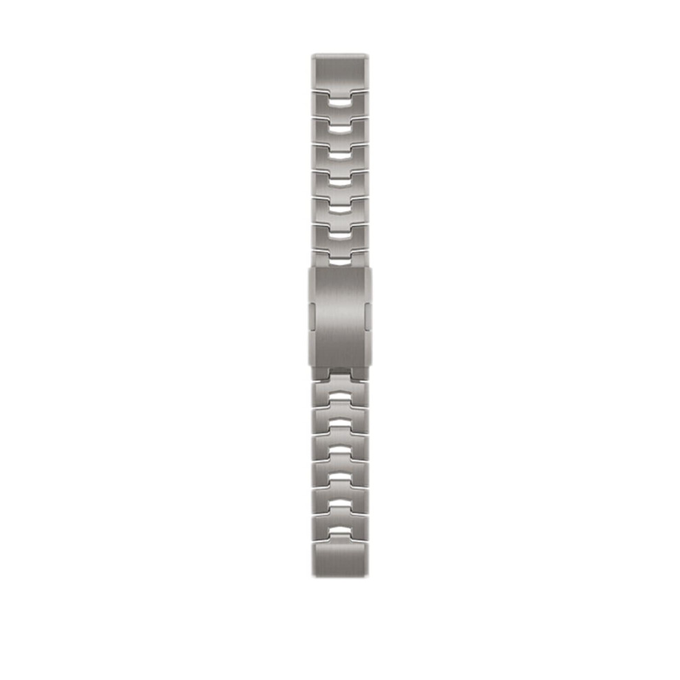 Titanium Alloy Watch Band Gray Quickfit Strap Precise Fit 22Mm For Garmin Fenix 7 Silver 9053599541042