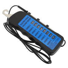 Testeur de clôture électrique portable 12 kV avec 8 LEDs