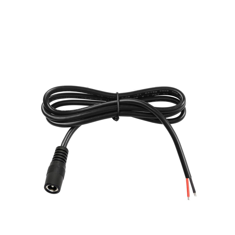 1M 22Awg Dc Power Cable 2.1Mm X 5.5Mm Female Connector To Bare Wire For Cctv Camera 9053599541325