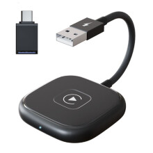 Car Wireless Carplay Box Wired to Wireless Dongle Plug& CarPlay Adapter Box