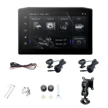 6.25inch Portable Digital Dashboard Anti Theft Removable Screen Motorcycle Navigation Wireless CarPlay Moto Android Auto