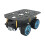 Robot Car Bracket Aluminum Alloy Frame 2mm Wheeled Chassis High-Strength Upper Plate Support Multi-Layer Stacking 4