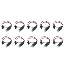 10X Módulo de Controle de Luz CH3 da Placa do Interruptor de Controle Remoto para o Modelo RC da Lâmpada do Carro Plug e