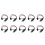 10X Remote Control  Board CH3 Light Control Module for the Model RC Car Light Lamp Plug and 1
