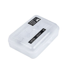 6 Grid Egg Carton with Lid Stackable Crisper Egg Protection Box Plastic Egg Container BPA Free for Camping Picnic