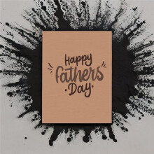 Happy Fathers Day Card Birthday Cards for Dad Spoof Gift Greeting Card Endless Fathers Day Farts with Glitter Card A