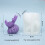 B DIY Cute Rabbit Candle Making Tool Plaster Doll Gift Easter Egg Soap Silicone Mould Chocolate Cake Decor 8