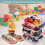 B Building Blocks Toys Storage Box for Lids Brick Shaped Plastic Kids Bin Containers Sundries Stackable Organizer 7