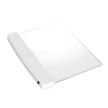 Lampe de Lecture à Vision Nocturne à Écran Plat LED, Lampe de Lecture pour Protection des Yeux, Lampe de Lecture de Nuit pour Étudiant Blanche