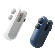2PCS Heat Bag Sealing Machine Package Sealer Bags Plastic Food Sealer Clip Bag Handheld Sealer Food Packaging